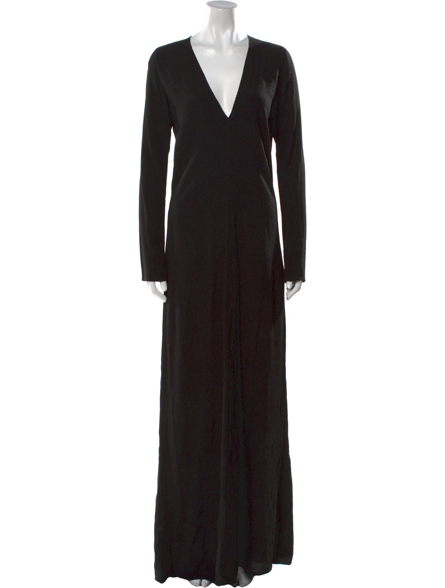 Reformation V-Neck Long Dress