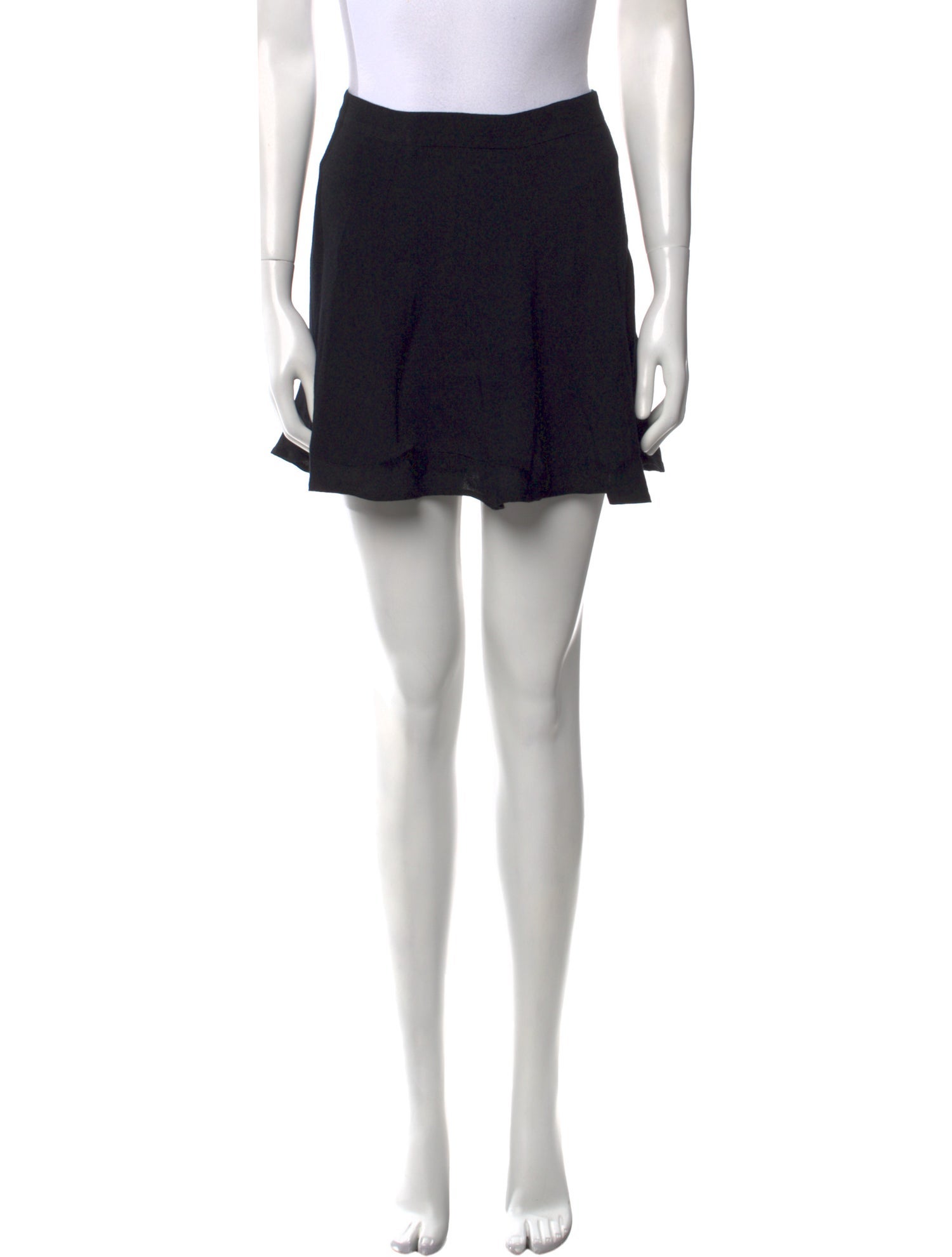 Reformation Pleated Accents Mini Skirt