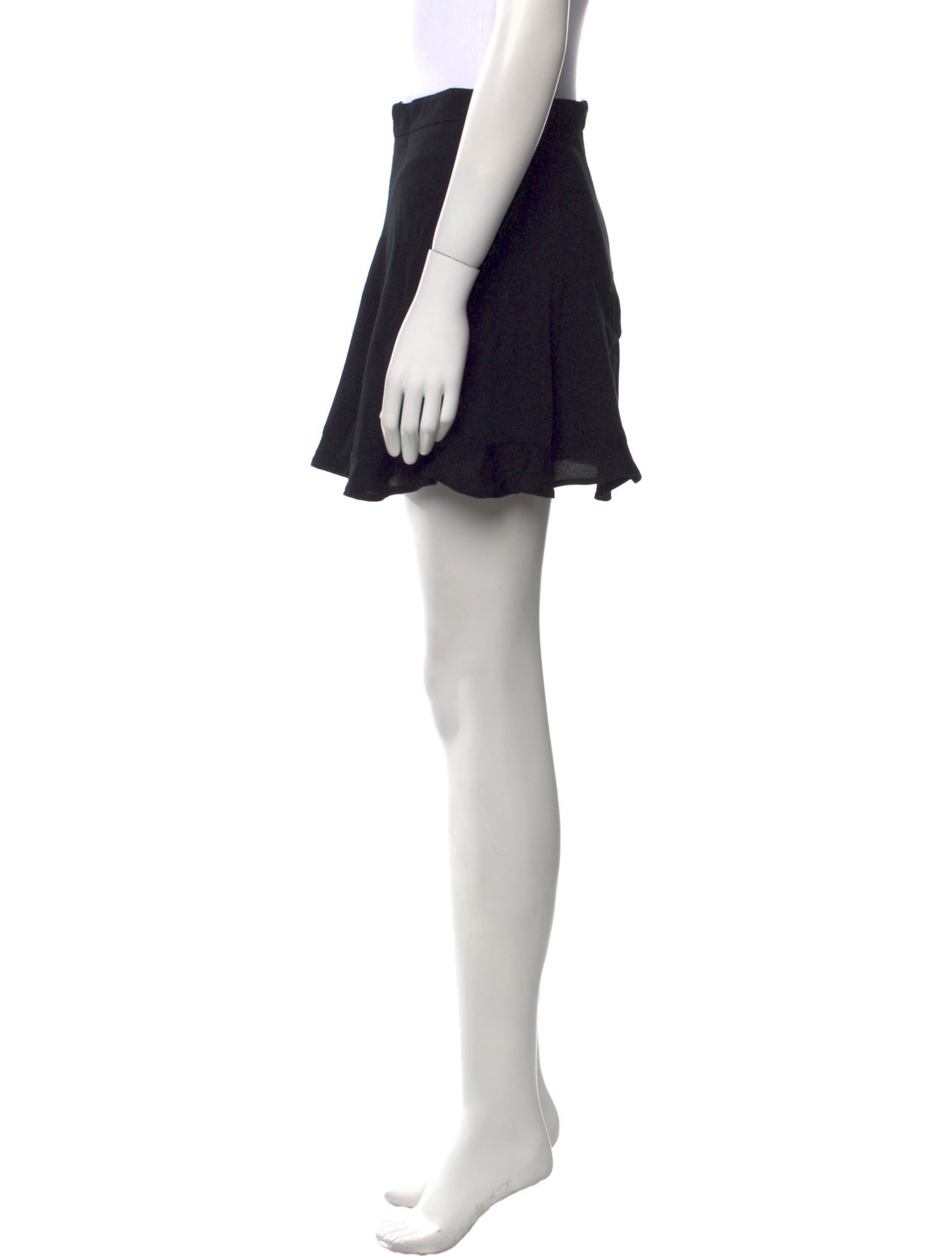 Reformation Pleated Accents Mini Skirt