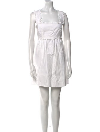 Reformation Square Neckline Mini Dress