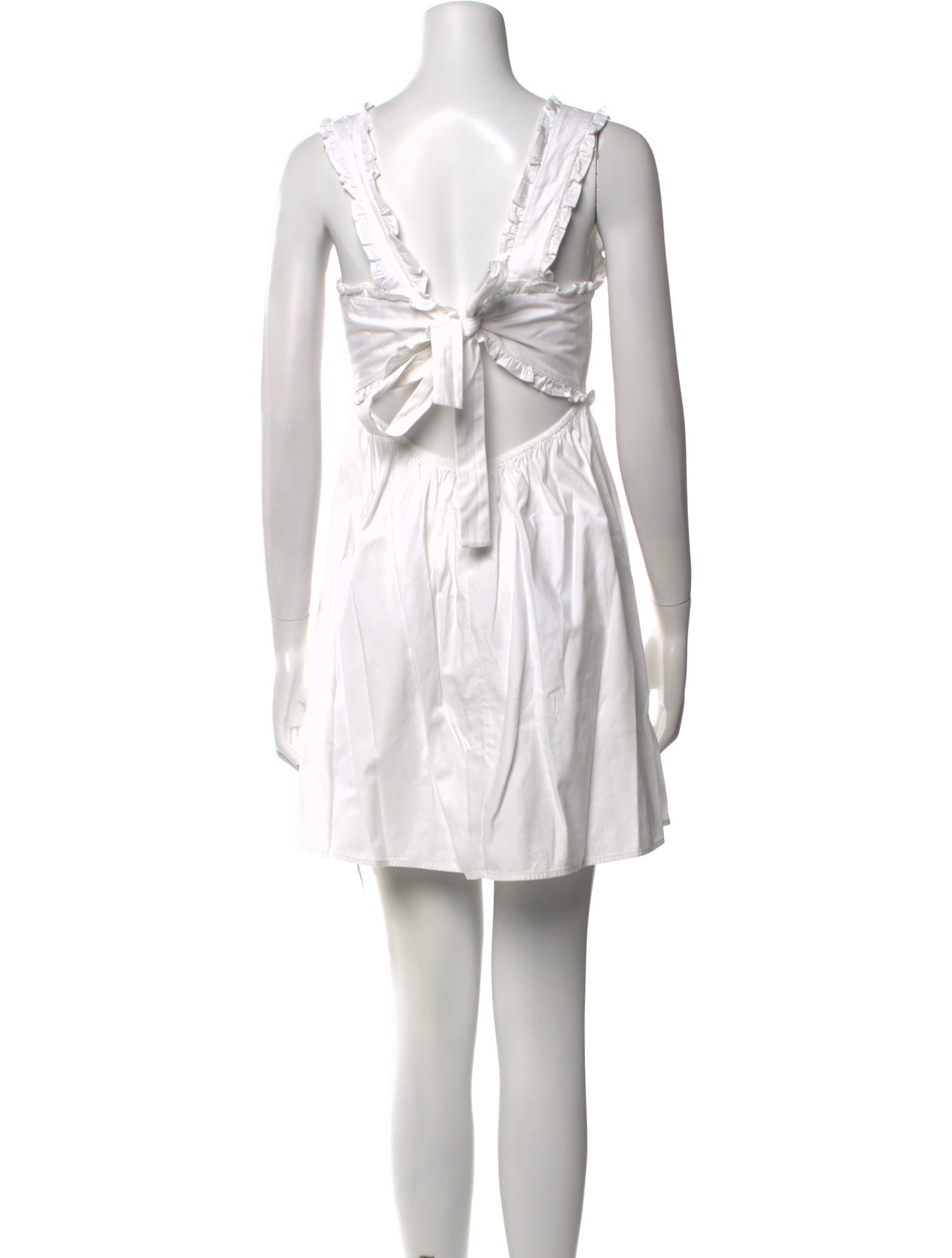 Reformation Square Neckline Mini Dress