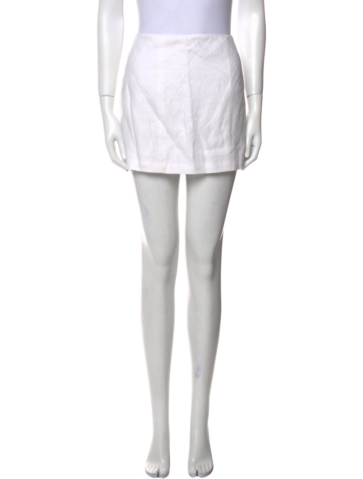 Reformation Linen Mini Skirt