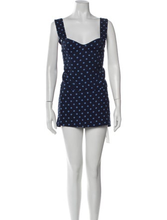 Reformation Polka Dot Print Skirt Set