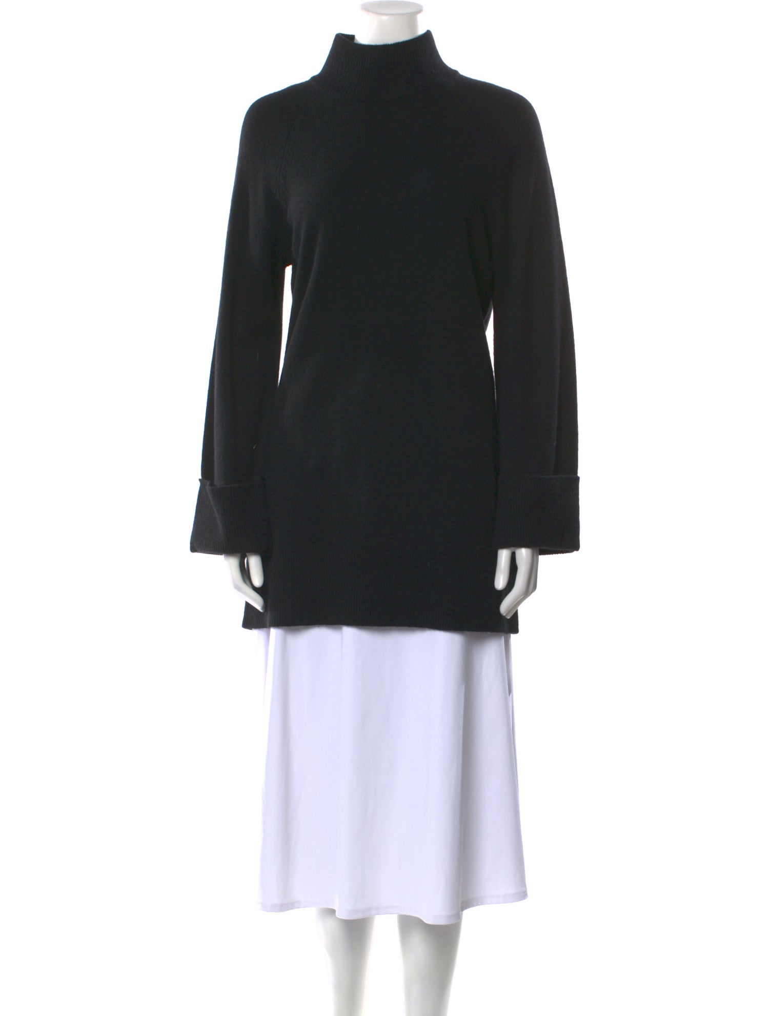 Reformation Merino Wool Mock Neck Sweater