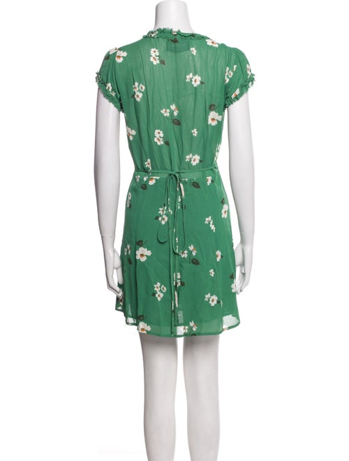 Reformation Floral Print Mini Dress