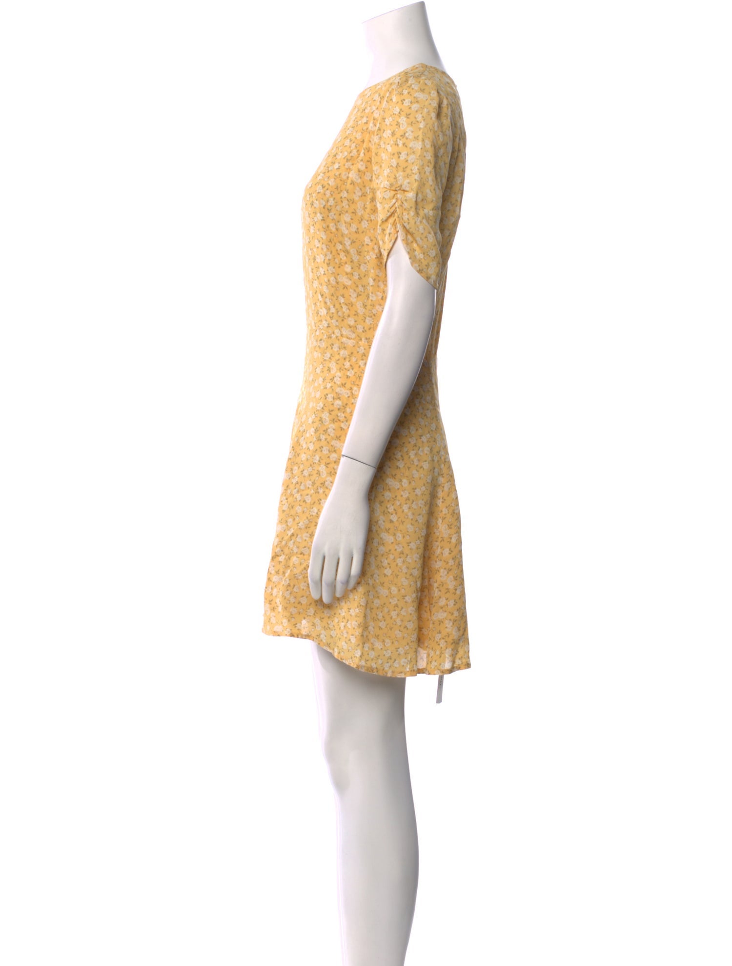 Reformation Floral Print Mini Dress