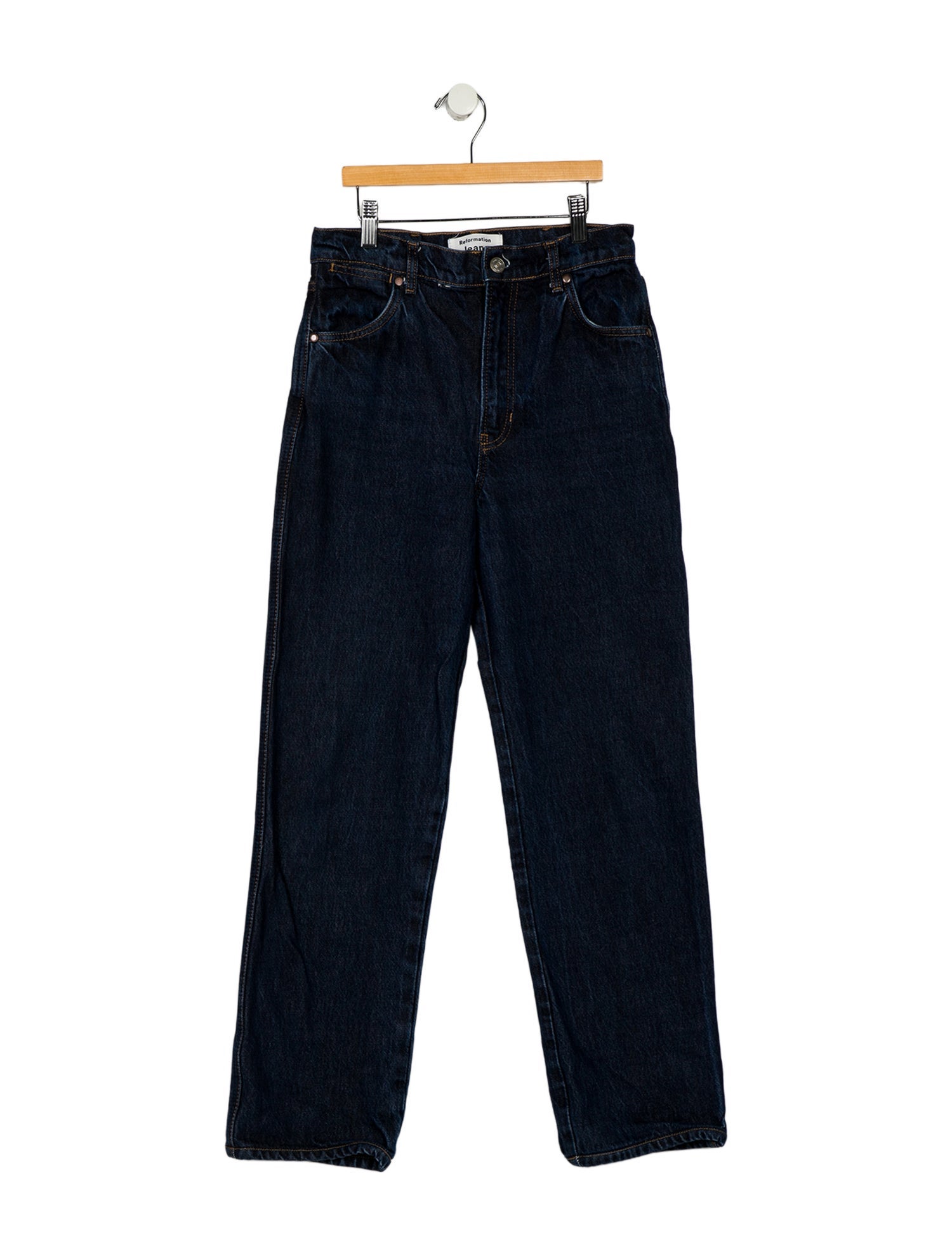 Reformation High-Rise Straight Leg Jeans