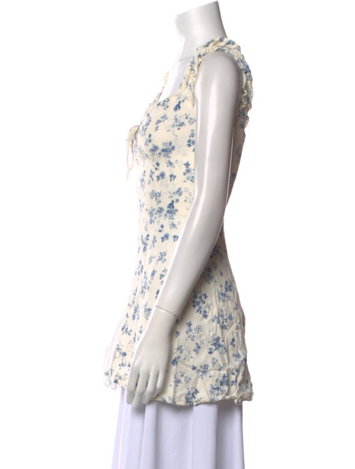Reformation Floral Print Mini Dress