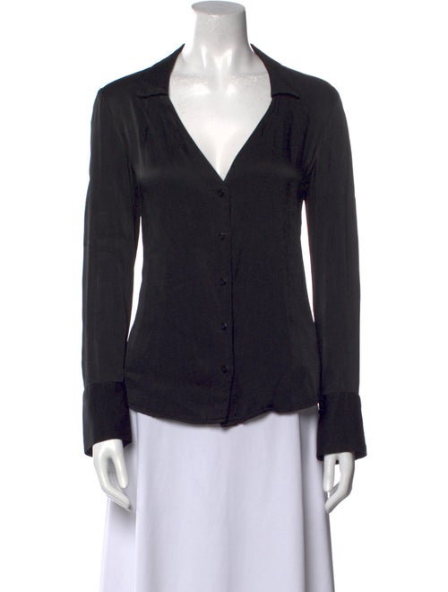 Reformation Long Sleeve Button-Up Top