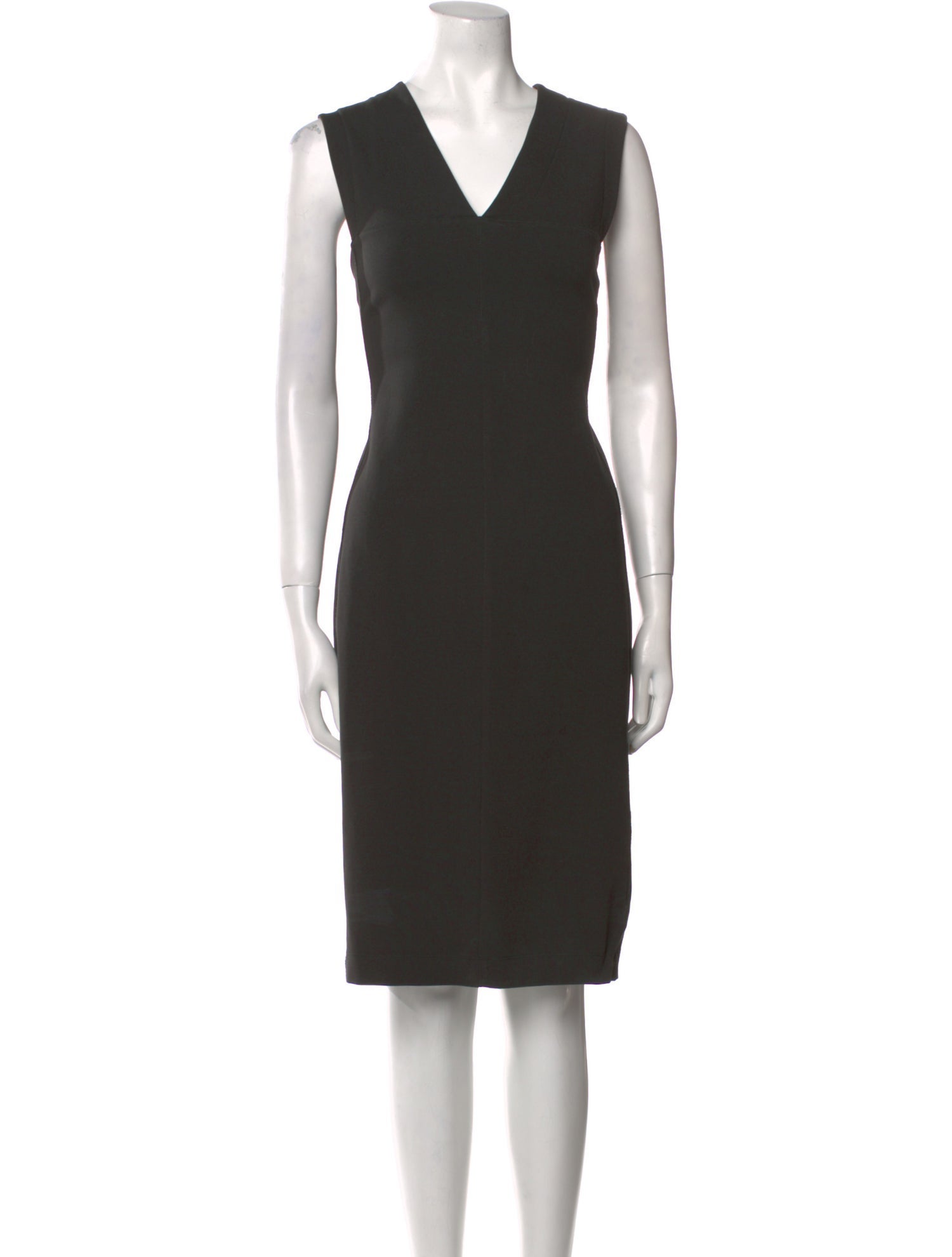 Reformation V-Neck Knee-Length Dress
