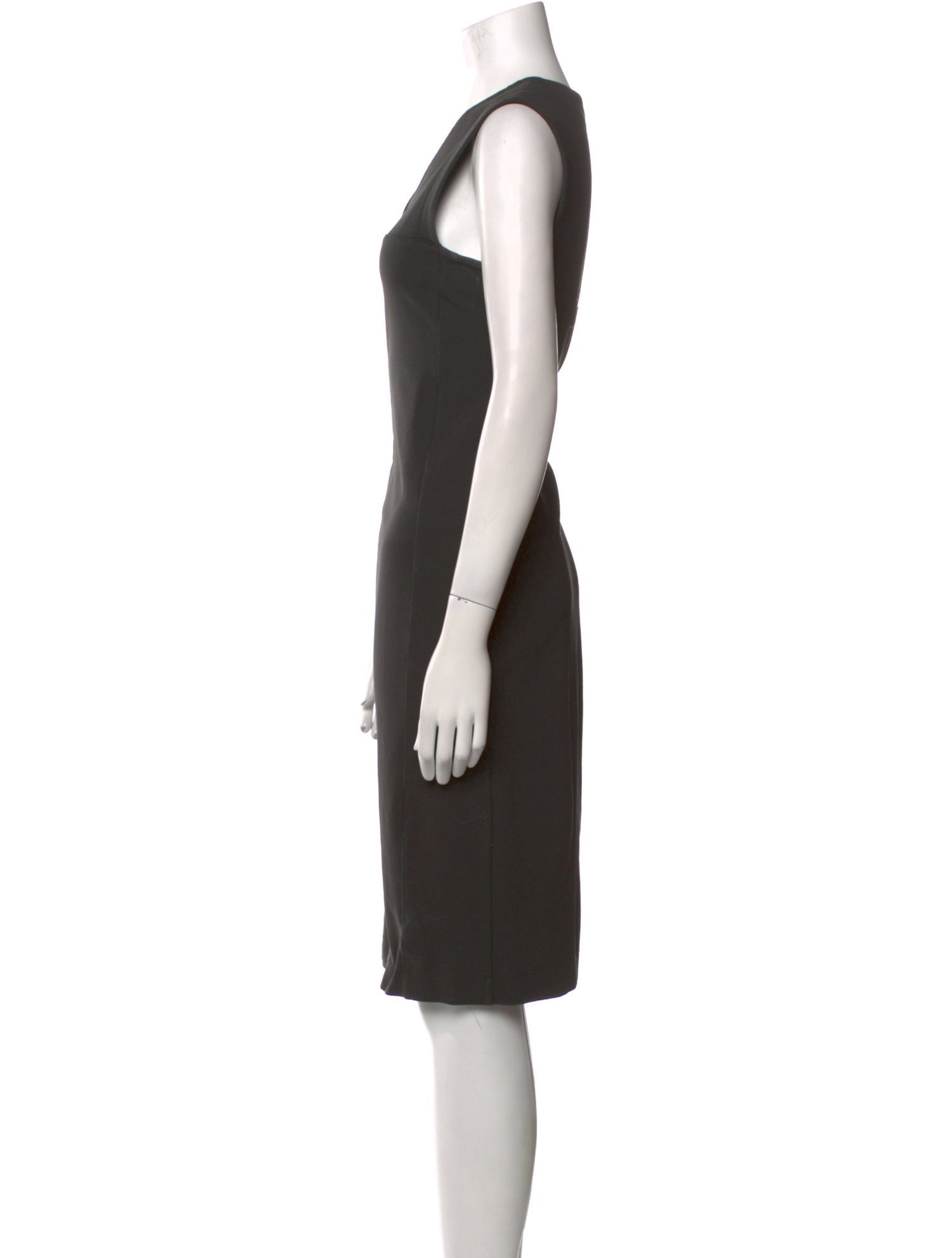 Reformation V-Neck Knee-Length Dress