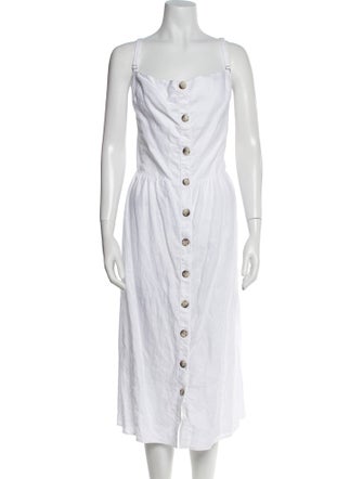 Reformation Linen Long Dress