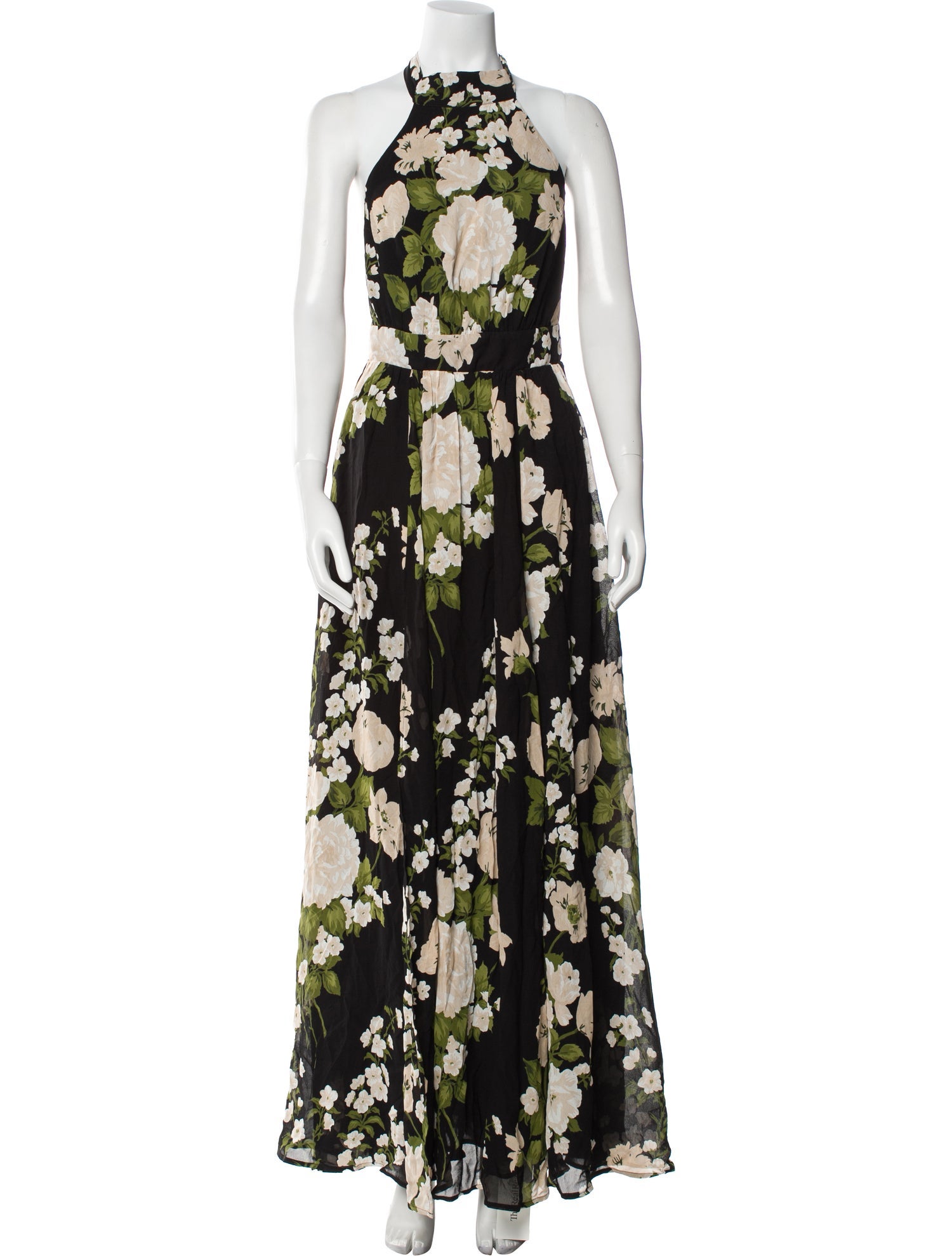 Reformation Floral Print Long Dress w/ Tags