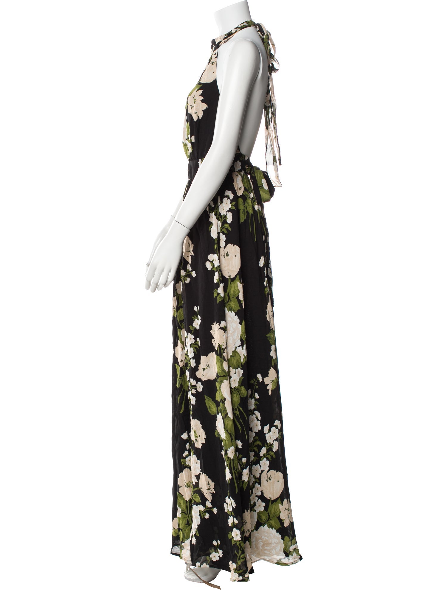 Reformation Floral Print Long Dress w/ Tags