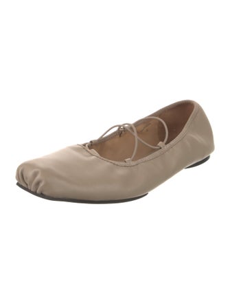 Reformation Leather Ballet Flats