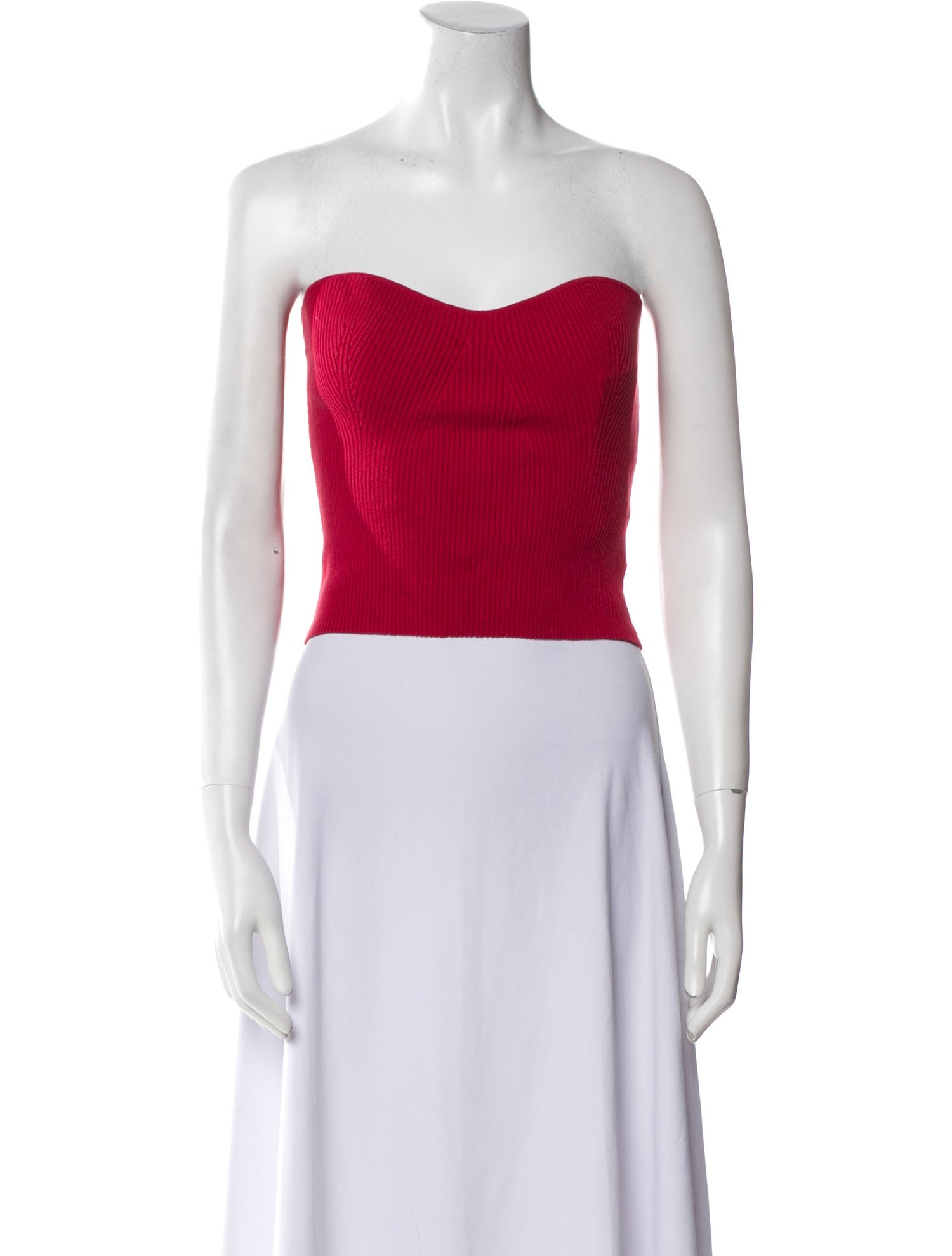 Reformation Strapless Crop Top