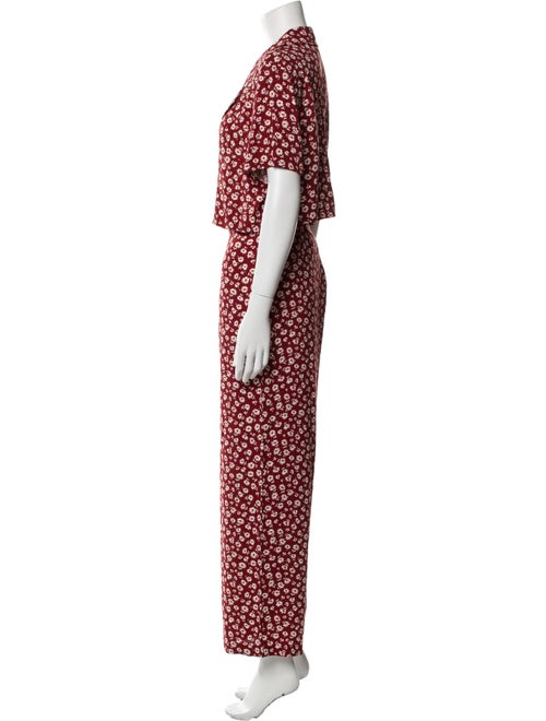 Reformation Polka Dot Print Pant Set