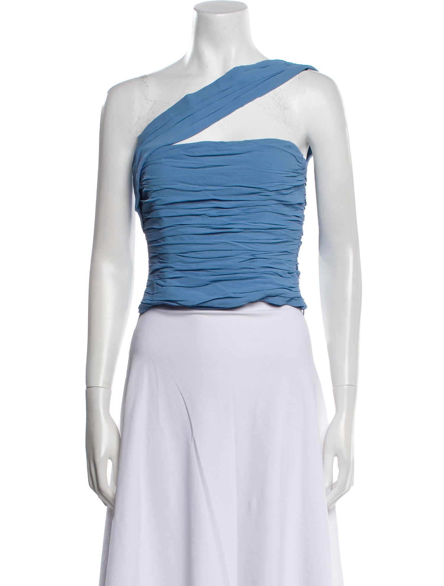 Reformation One-Shoulder Sleeveless Crop Top