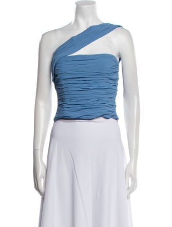 Reformation One-Shoulder Sleeveless Crop Top