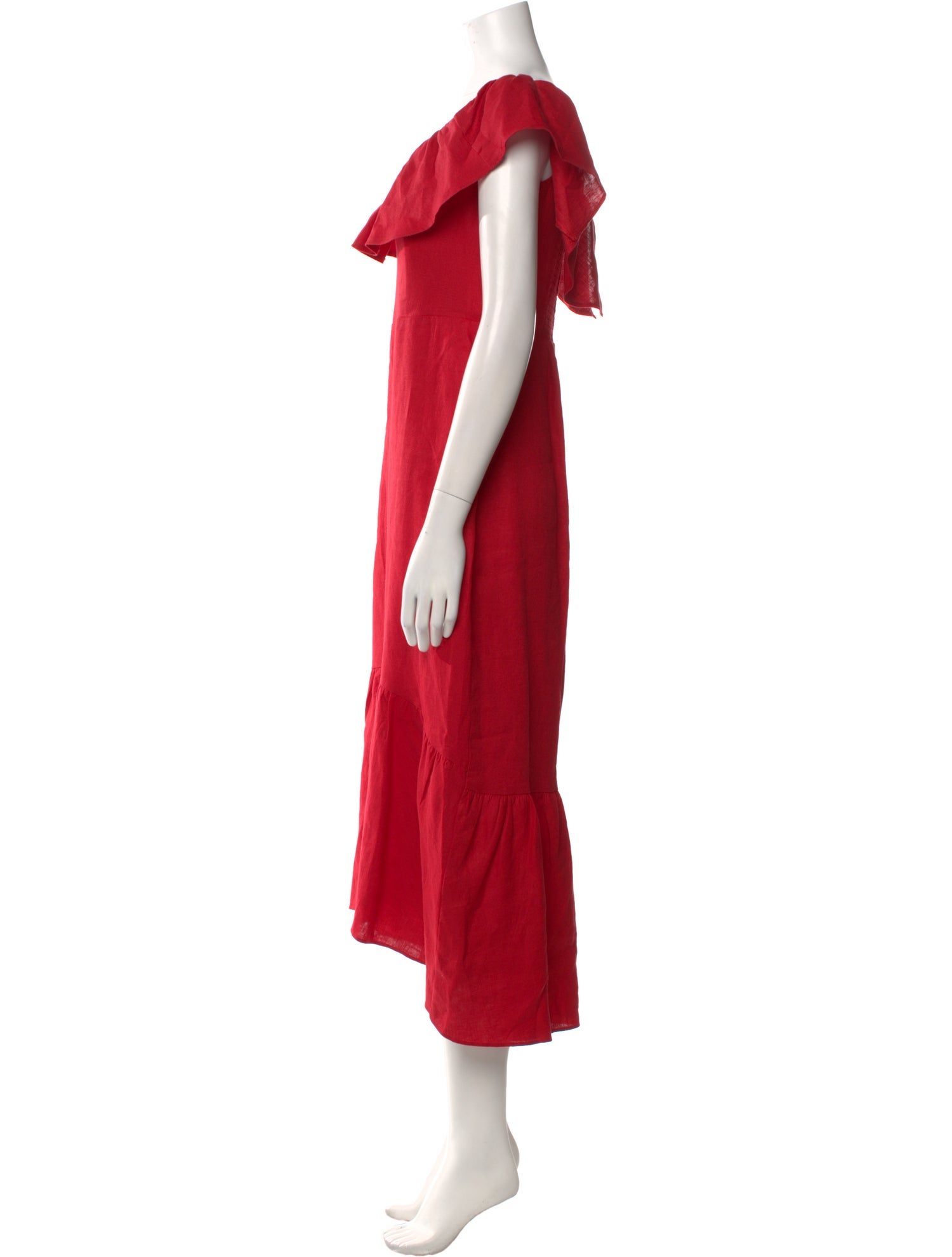 Reformation Linen Long Dress