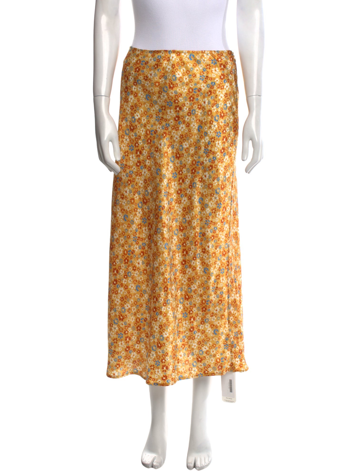 Reformation Silk Midi Length Skirt w/ Tags