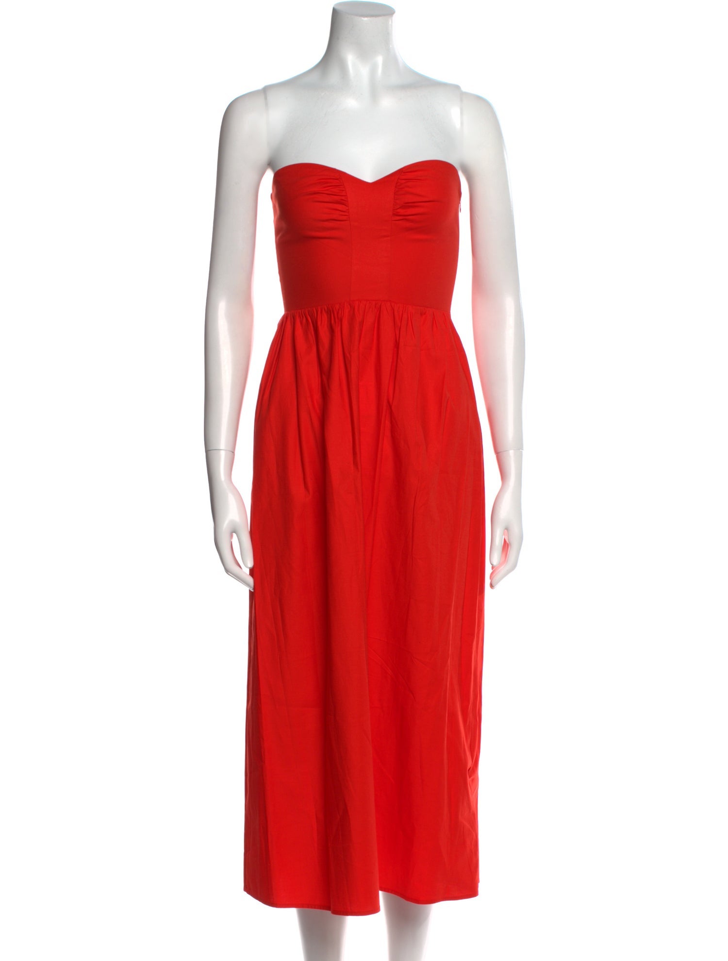 Reformation Strapless Midi Length Dress