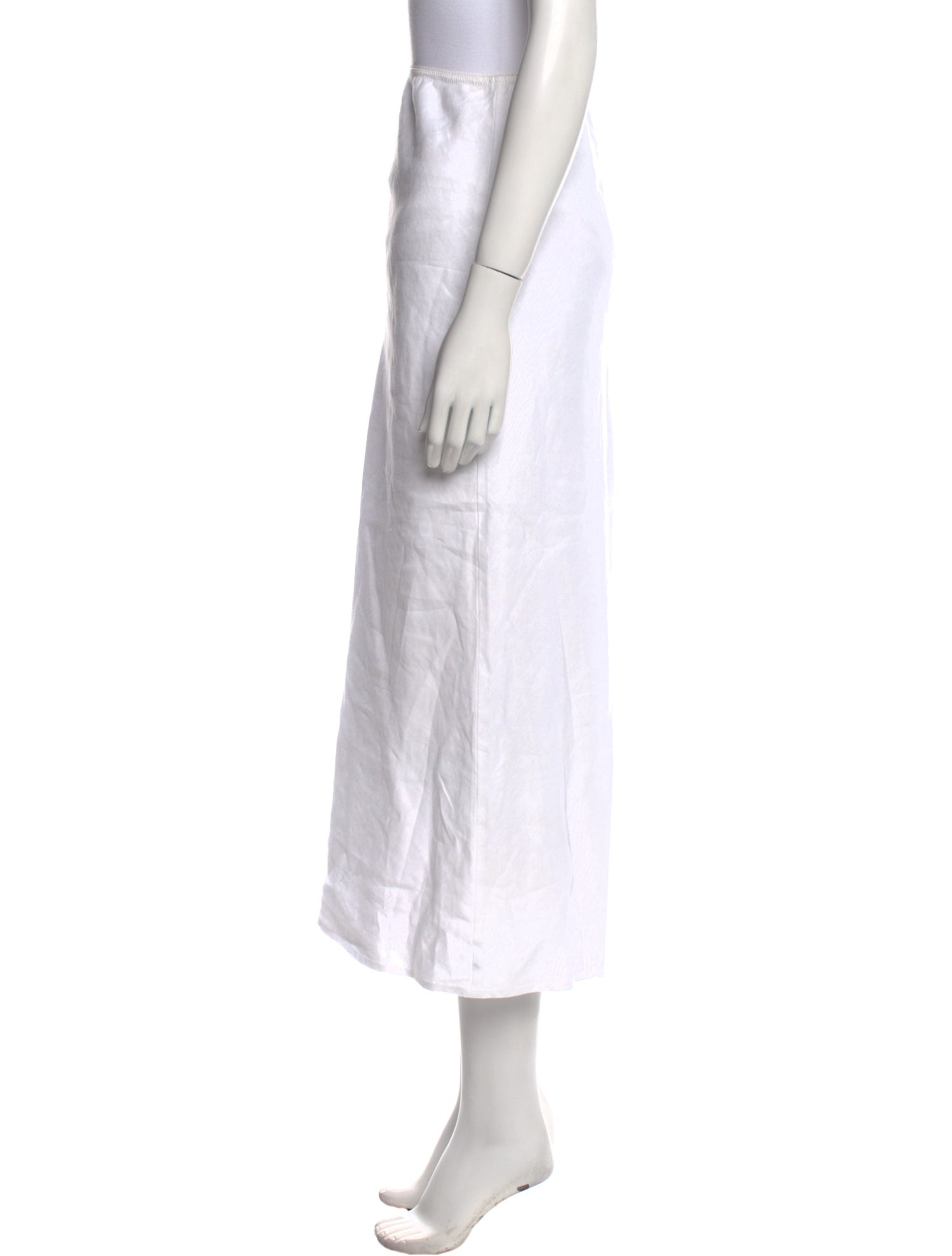 Reformation Linen Midi Length Skirt