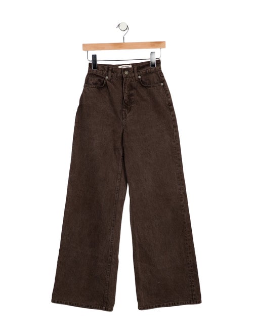 Reformation Mid-Rise Wide Leg Jeans