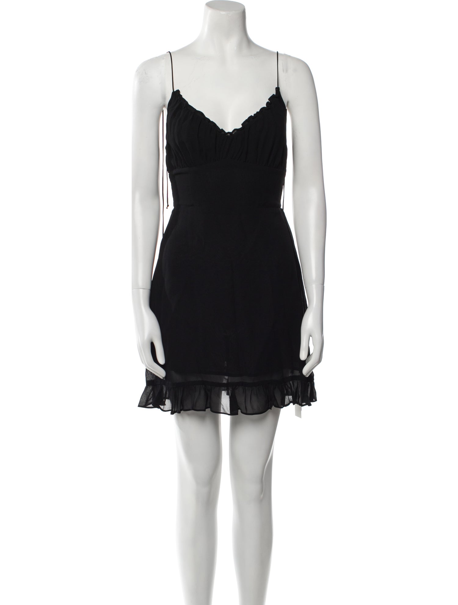 Reformation V-Neck Mini Dress