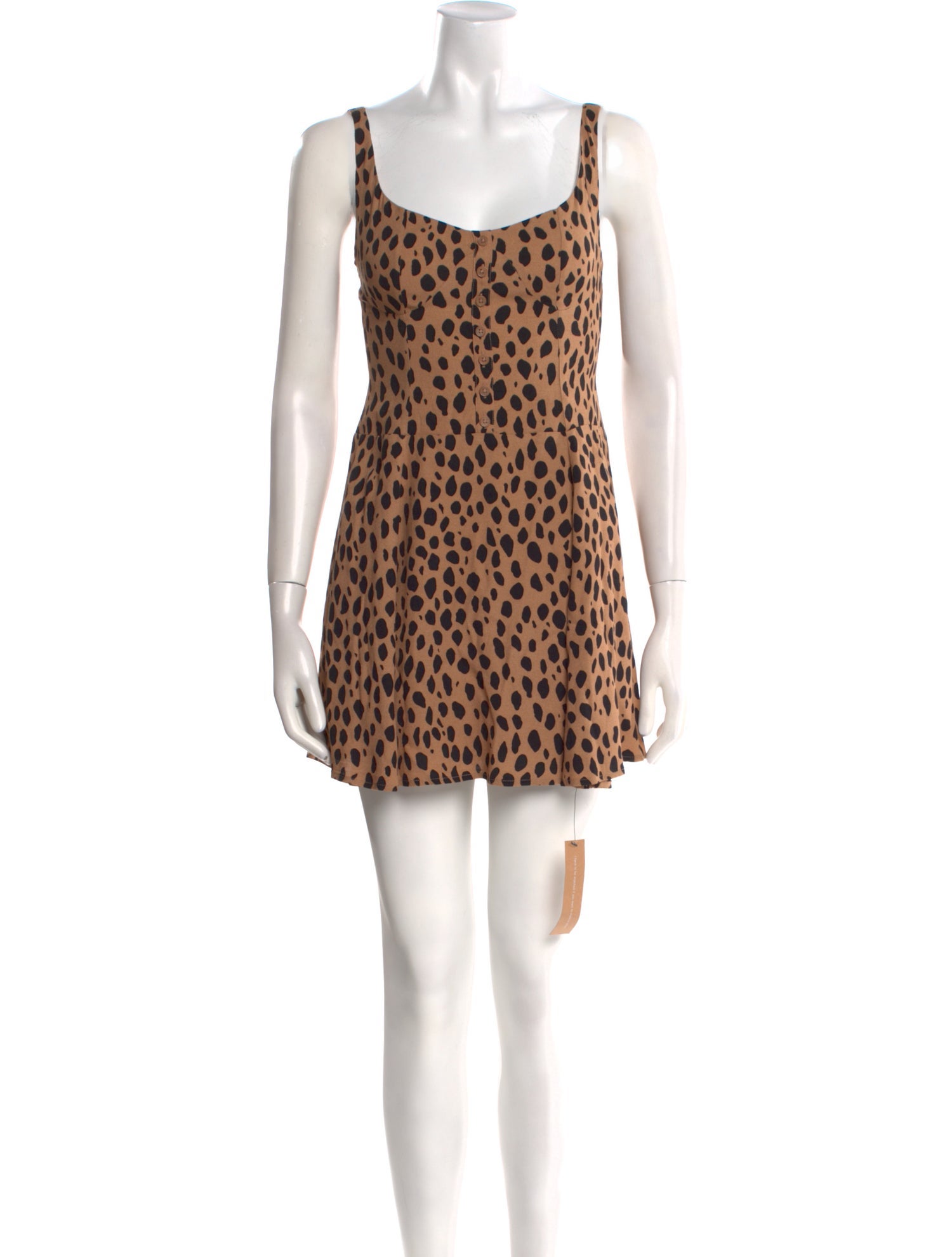 Reformation Animal Print Mini Dress w/ Tags