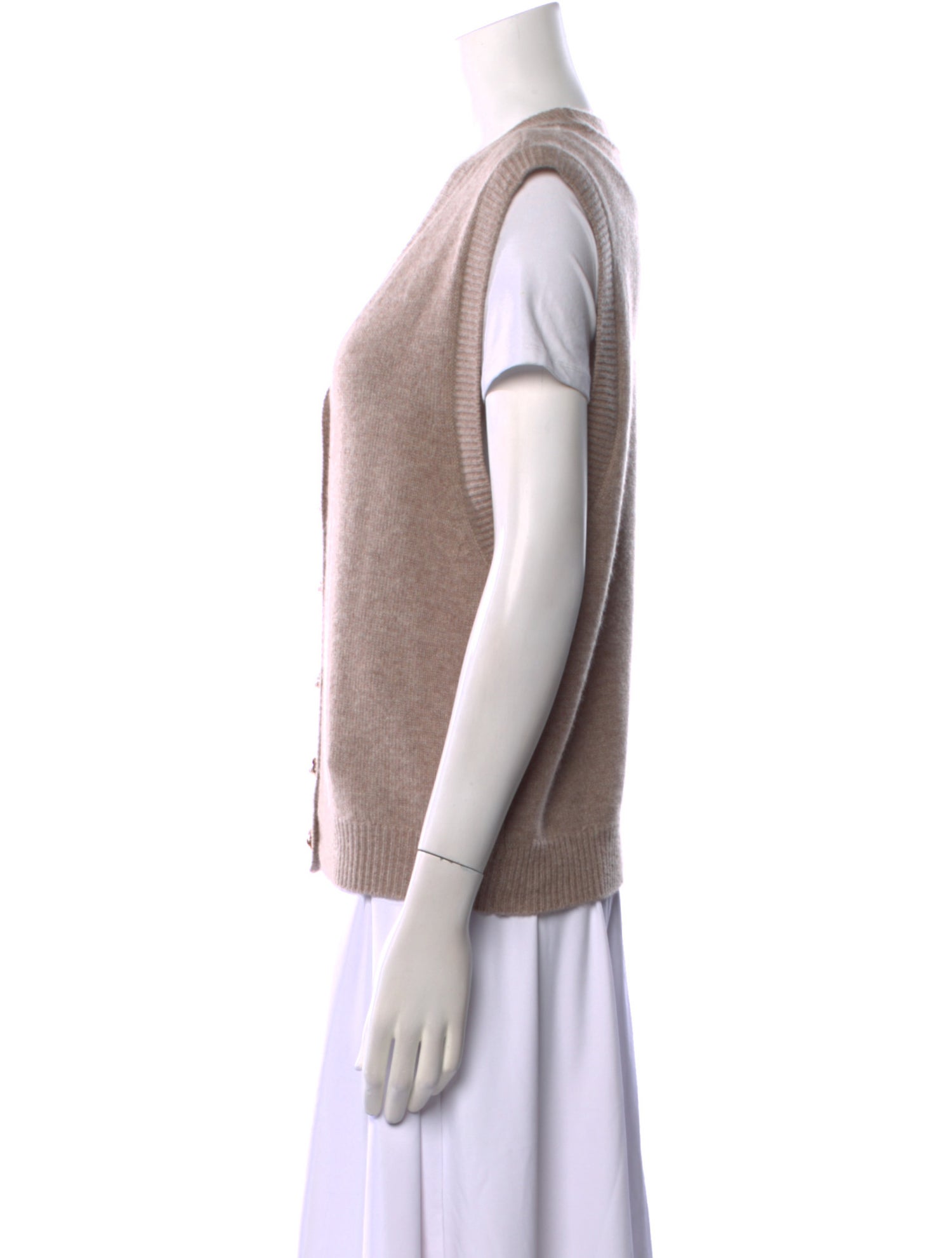 Reformation Cashmere V-Neck Sweater