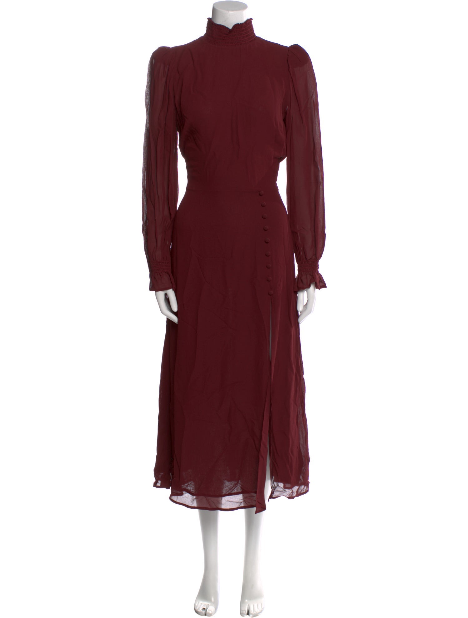 Reformation Turtleneck Long Dress