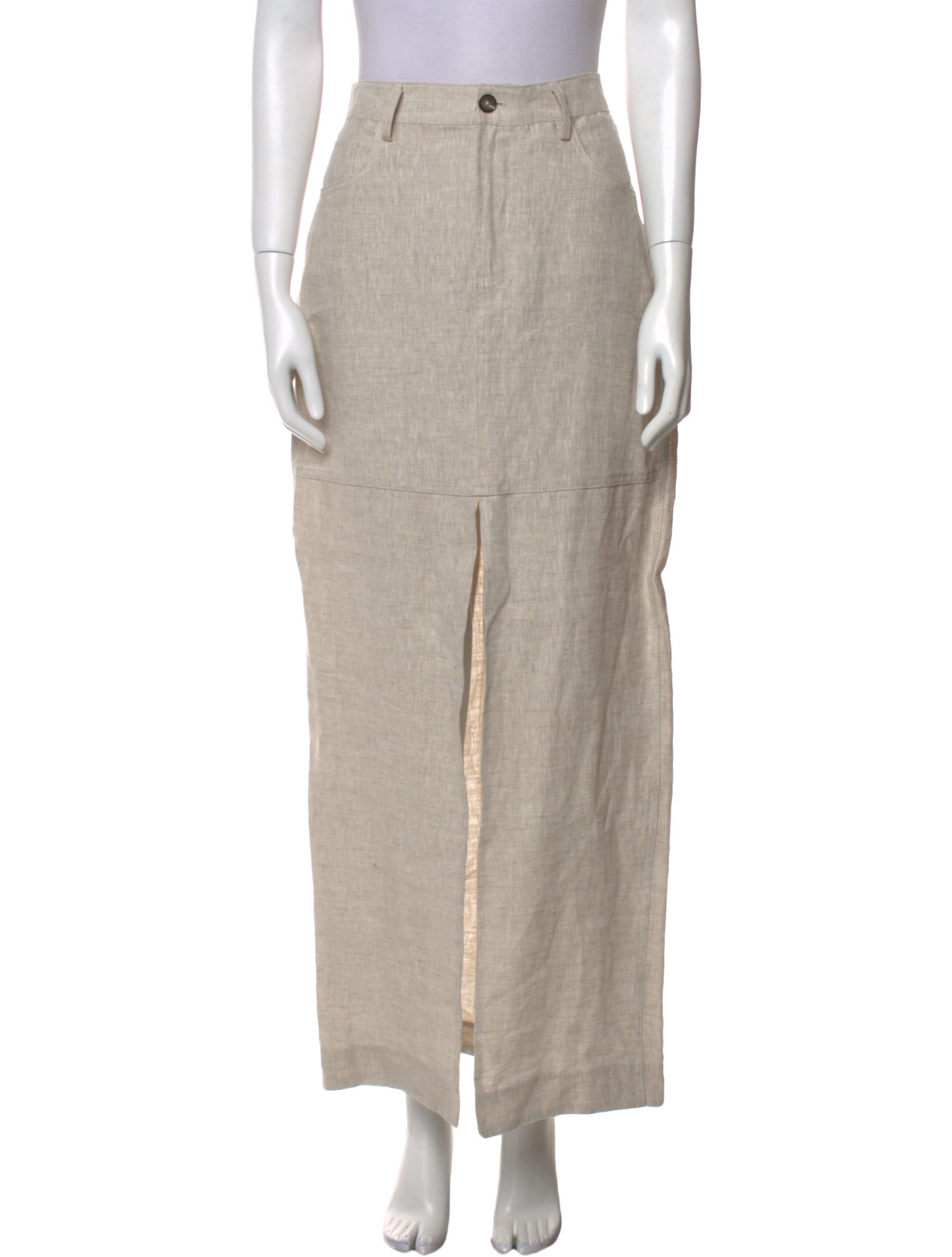 Reformation Linen Long Skirt