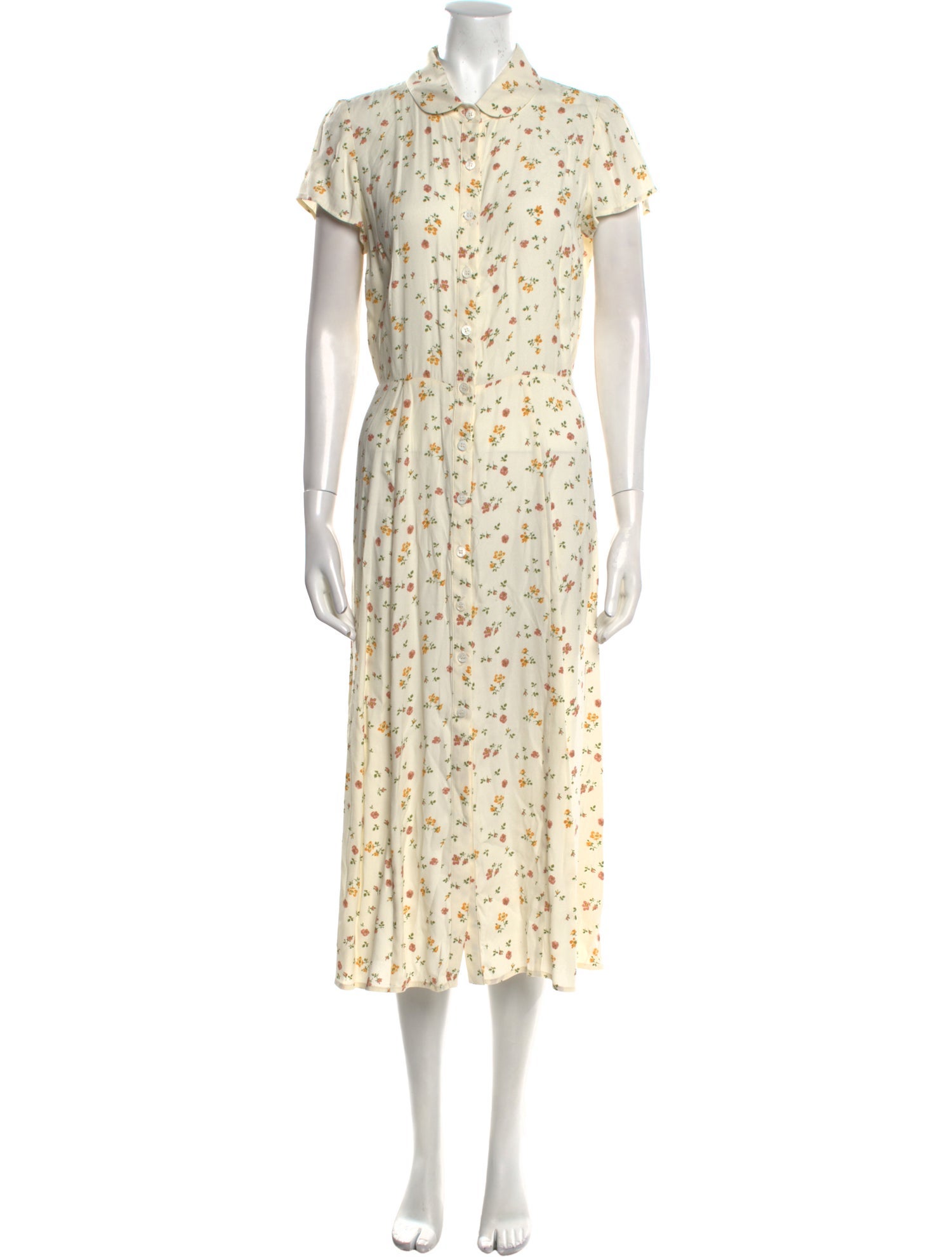 Reformation Floral Print Long Dress