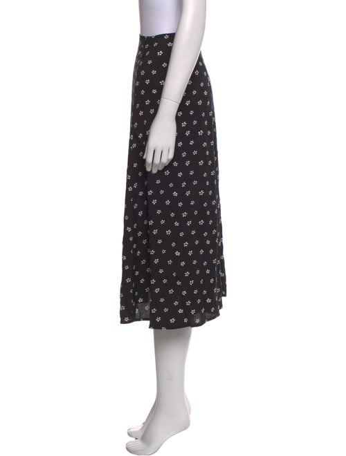 Reformation Polka Dot Print Midi Length Skirt