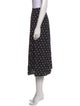 Reformation Polka Dot Print Midi Length Skirt