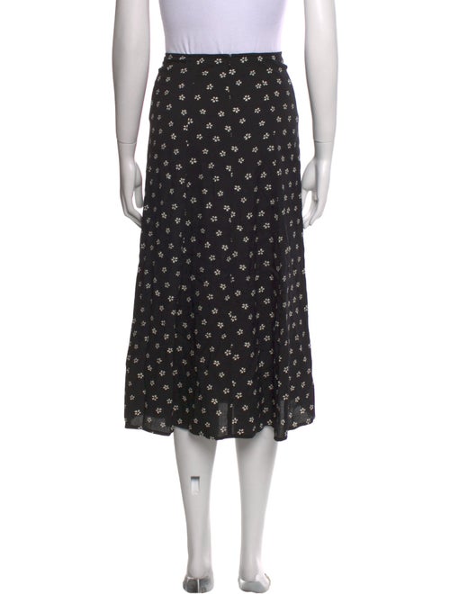 Reformation Polka Dot Print Midi Length Skirt