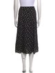 Reformation Polka Dot Print Midi Length Skirt