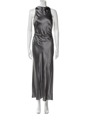 Reformation Silk Long Dress