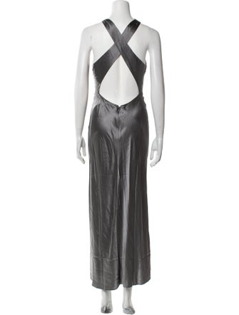 Reformation Silk Long Dress