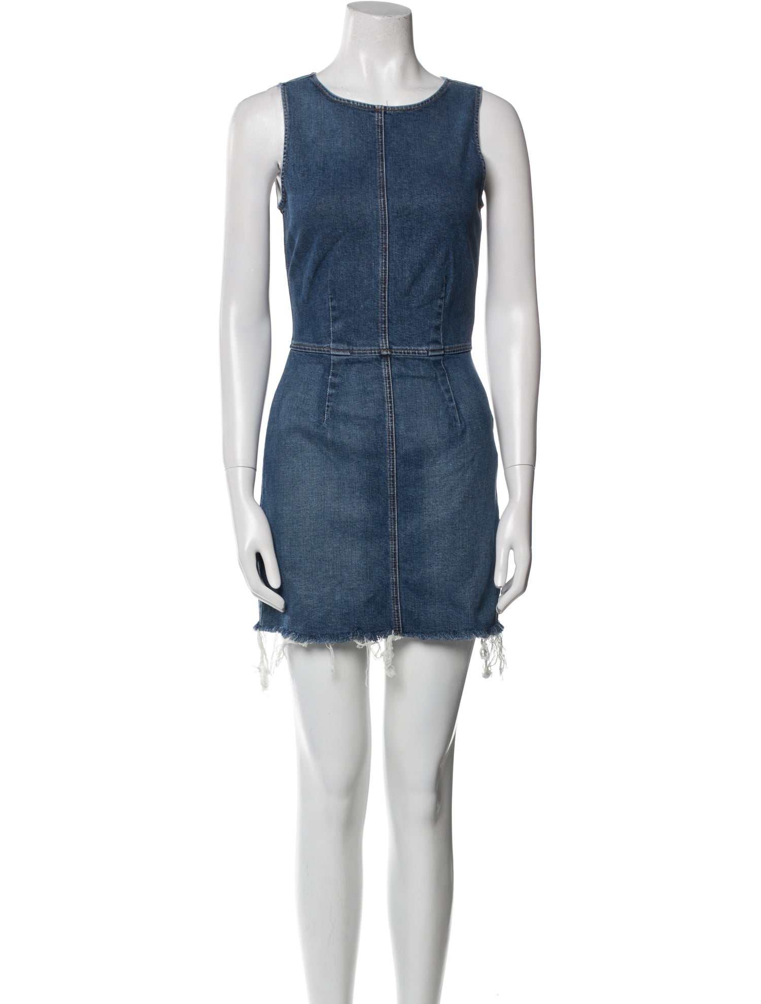 Reformation Scoop Neck Mini Dress