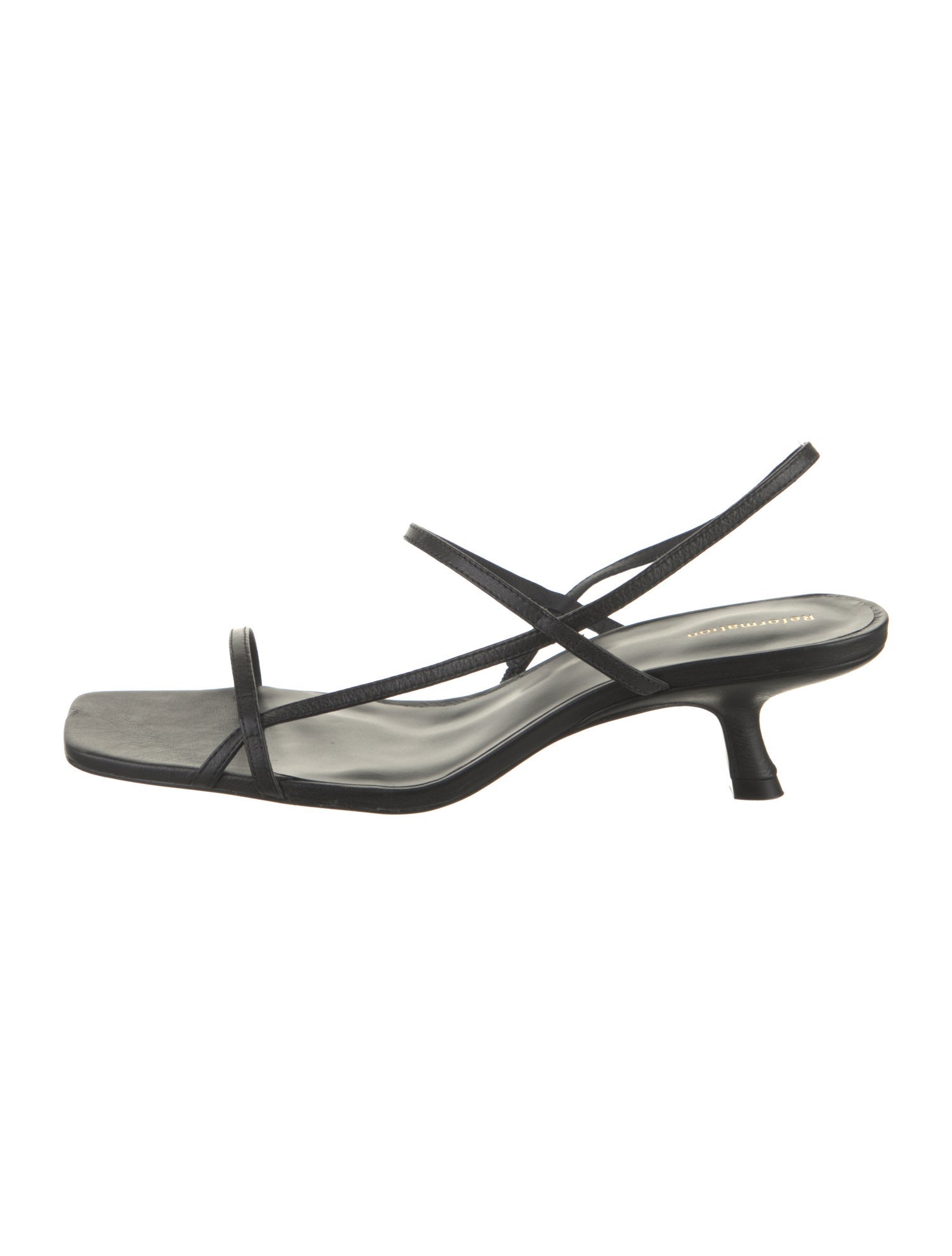 Reformation Leather Slingback Sandals