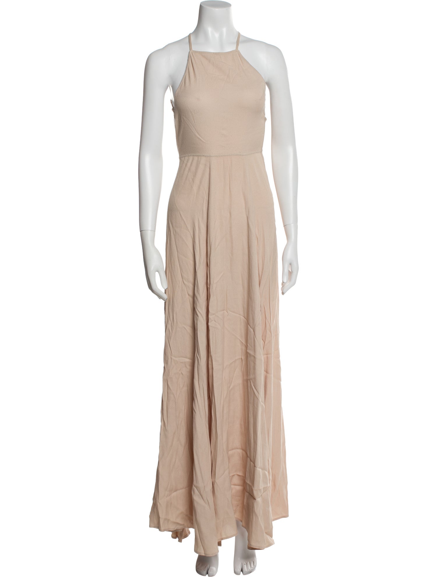 Reformation Square Neckline Long Dress