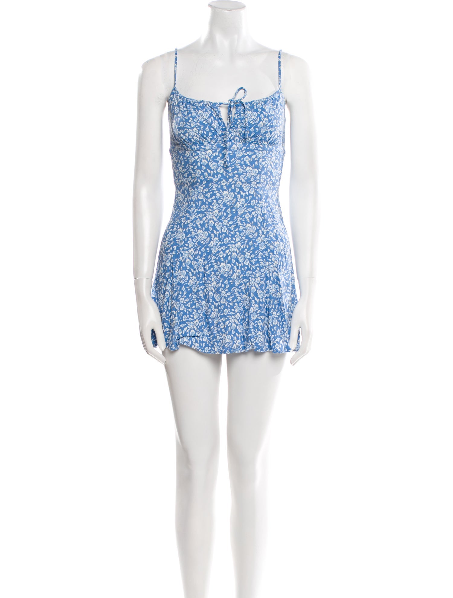 Reformation Floral Print Mini Dress