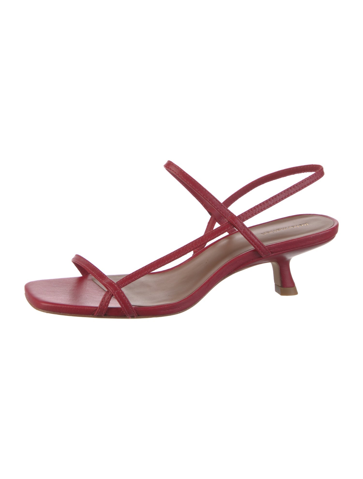 Reformation Leather Slingback Sandals