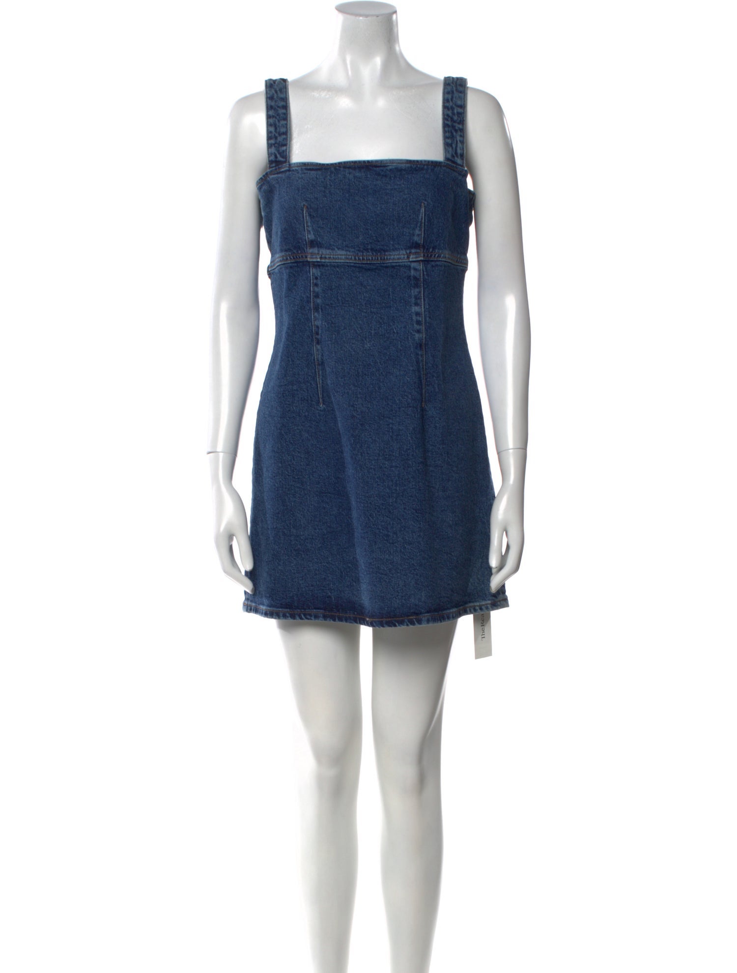 Reformation Square Neckline Mini Dress