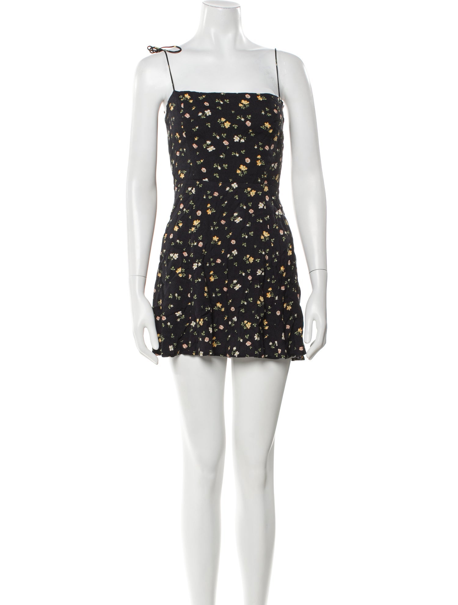 Reformation Floral Print Mini Dress