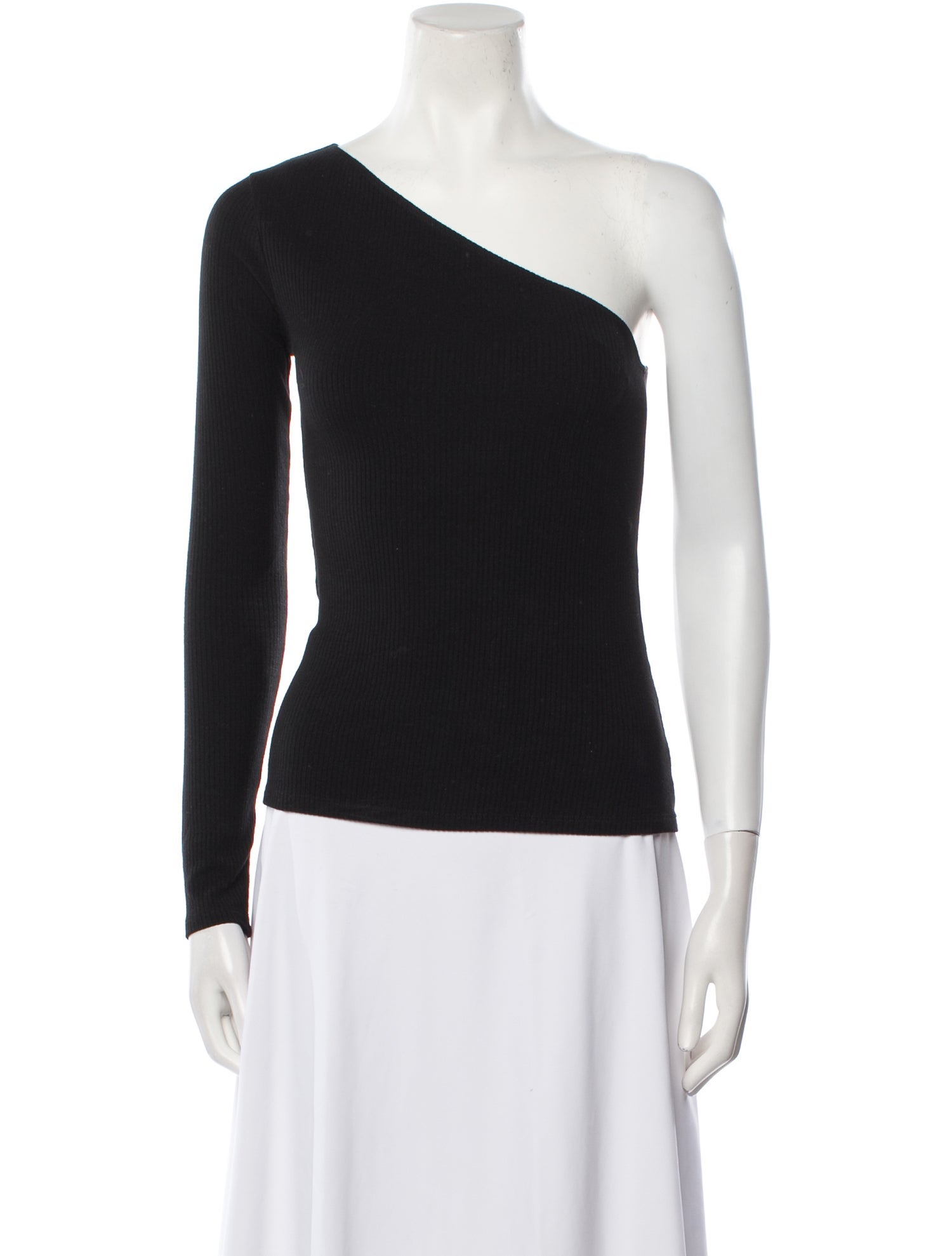 Reformation One-Shoulder Long Sleeve Top