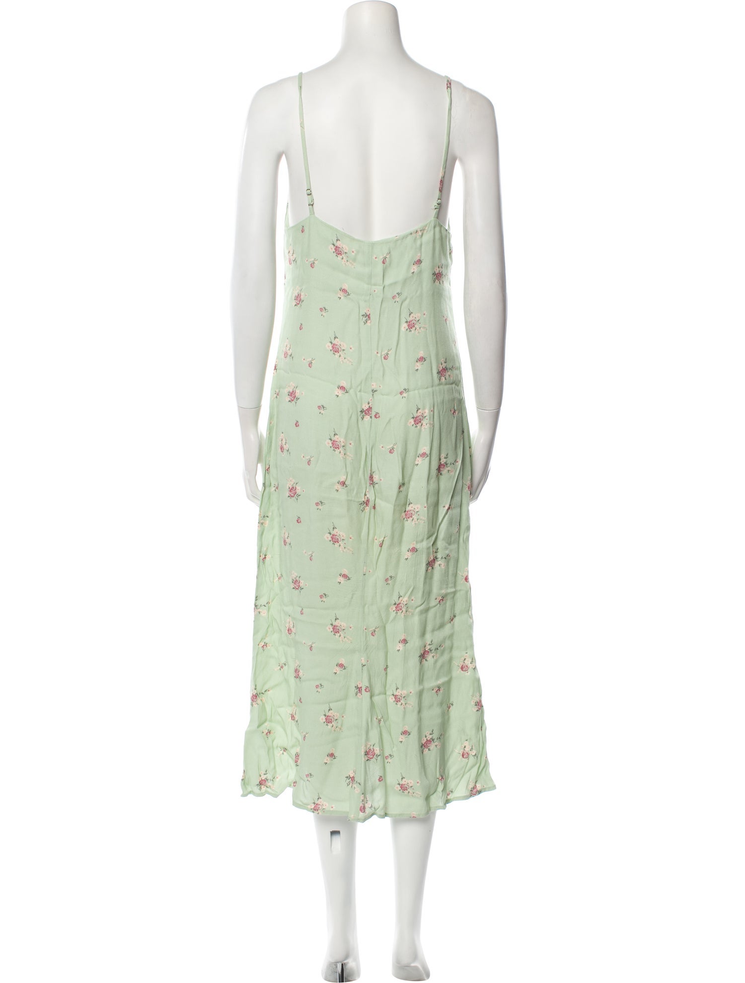 Reformation Floral Print Long Dress