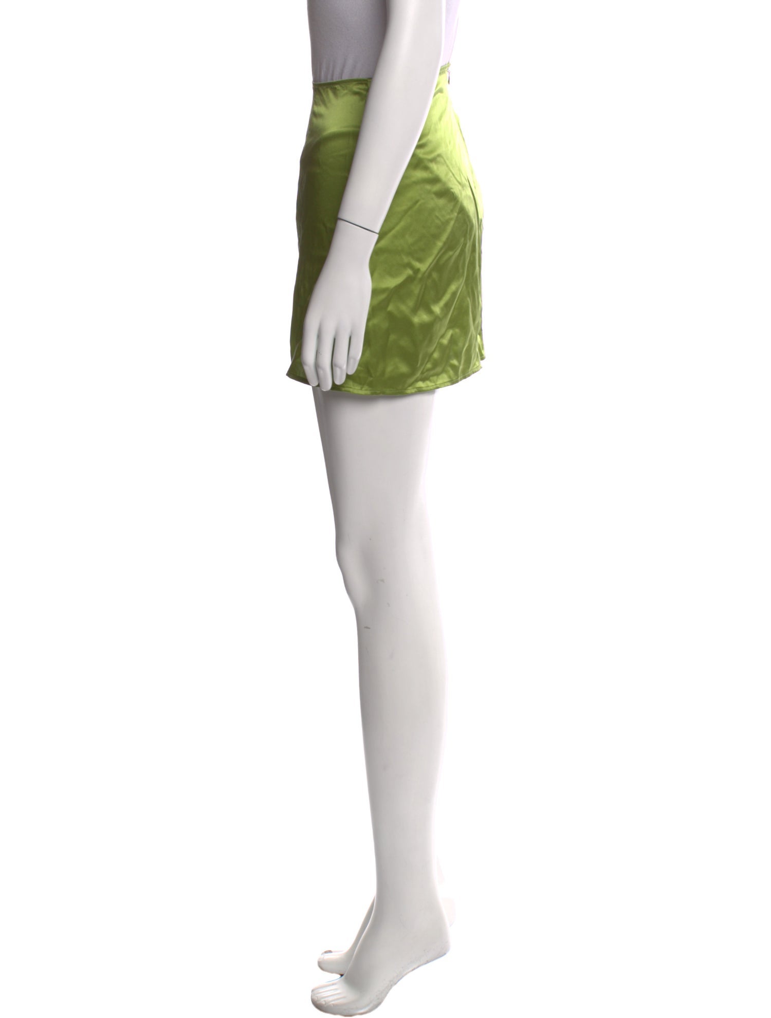 Reformation Silk Mini Skirt